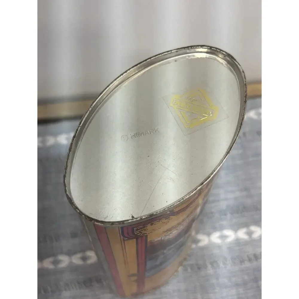 Vintage HIMARK San Remo Spaghetti Pasta Tin Canister Italian Kitchen Cottagecore